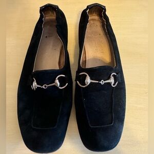 GUCCI Vintage Suede Loafers 7.5